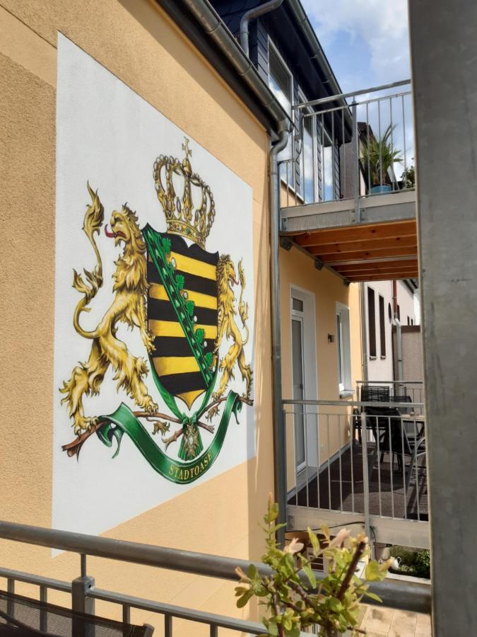 Stadtoase Geraeumige Gaestewohnungen Mit Balkon, Komfort, Modernitaet Und Ruhe, Fuer Monteure Geeignet, Free Wifi Frankenberg Zewnętrze zdjęcie